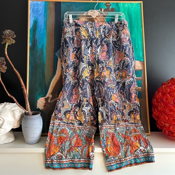 Floral Boho Capri Pant - Picture 1 of 16